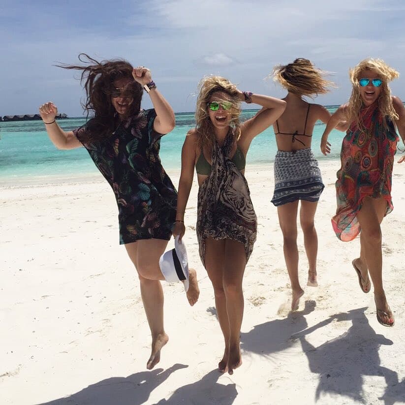 Bar así celebró su despedida de soltera.