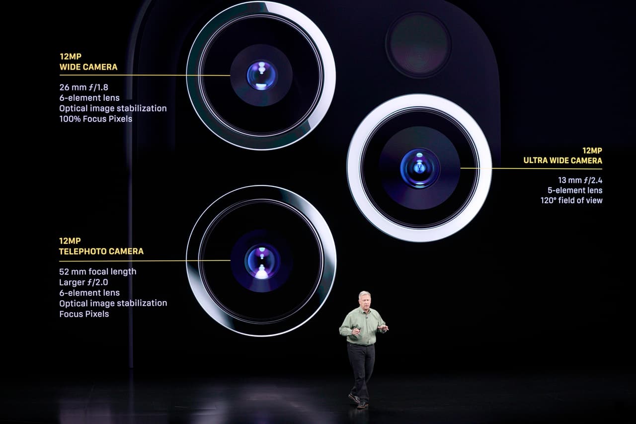 En septiembre de 2019 salió al mercado el iPhone 11, que en esa actualización incluyó en su versión Pro una cámara con tres lentes distintos.