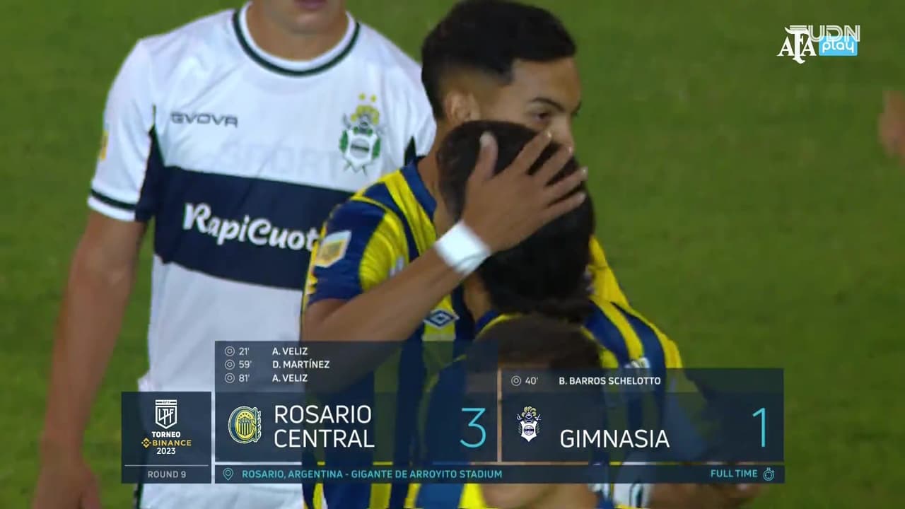 Resumen | ¡Quieren el liderato! Rosario vence a Gimnasia y acechan la cima
