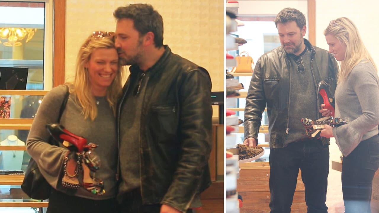 Ben Affleck con Lindsay Shookus en enero de 2018.