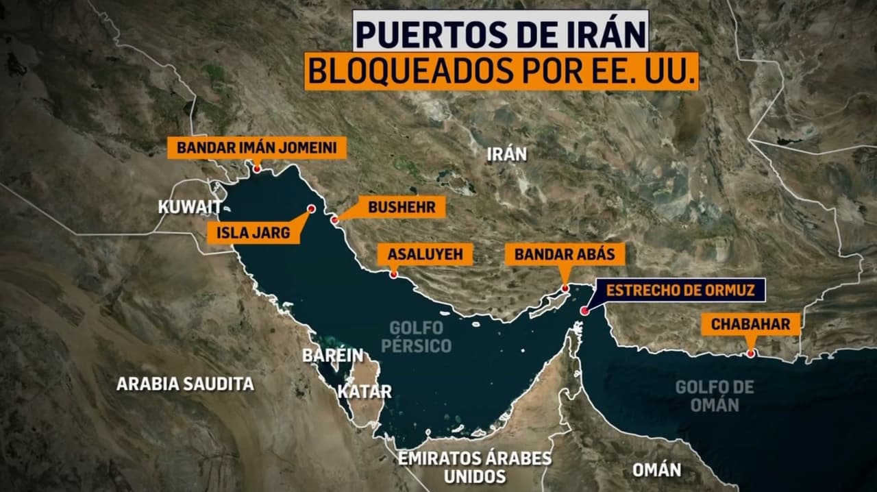 Estrecho de Ormuz: Todo lo que se sabe del bloqueo de EEUU y afectaciones a los puertos iraníes