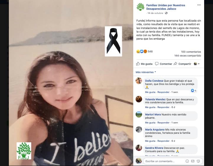 Esta joven desapareció hace 2 años y ahora se sabe que su cuerpo siempre estuvo en el mismo lugar