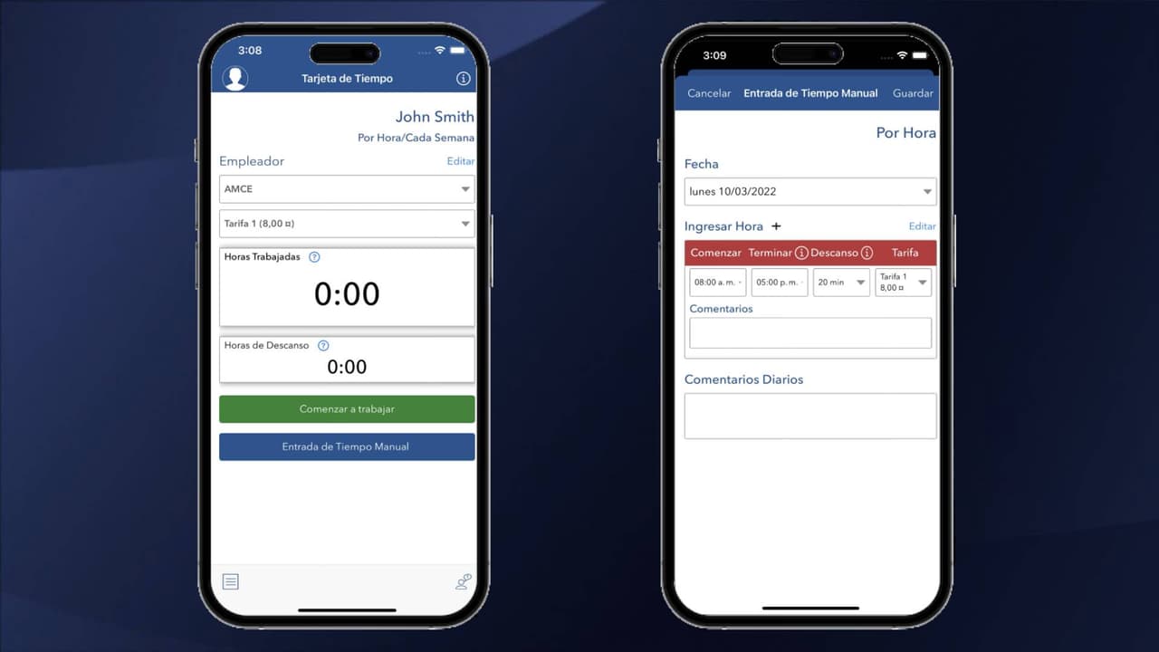 Después deberás seleccionar la frecuencia de pago (por día, semana, quincena o mes), qué día de la semana inicia tu jornada laboral y cómo es tu tipo de pago (por hora o a través de un salario).