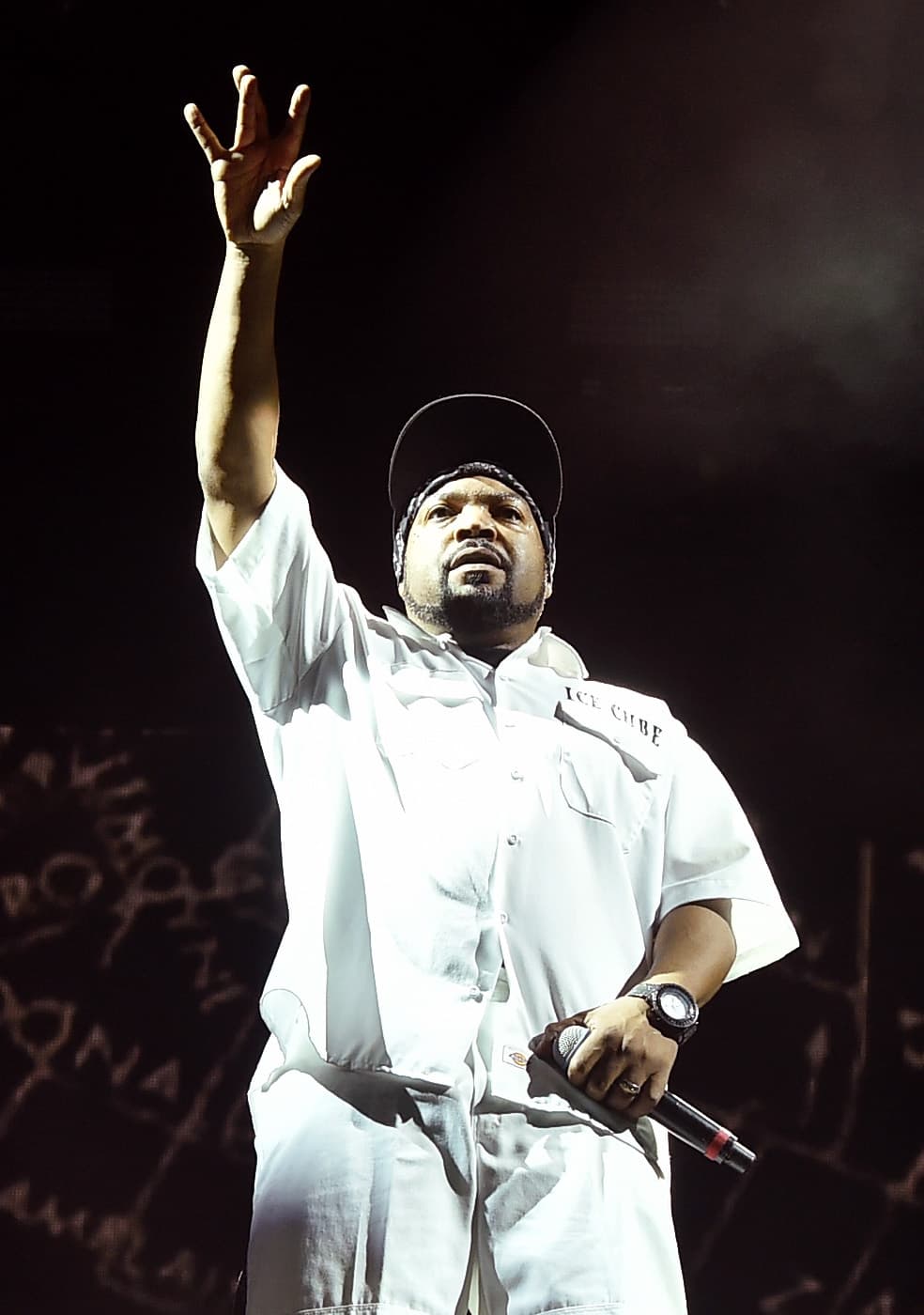 Uno de los raperos más famosos, Ice Cube, también fue parte de la primera fecha del festival.