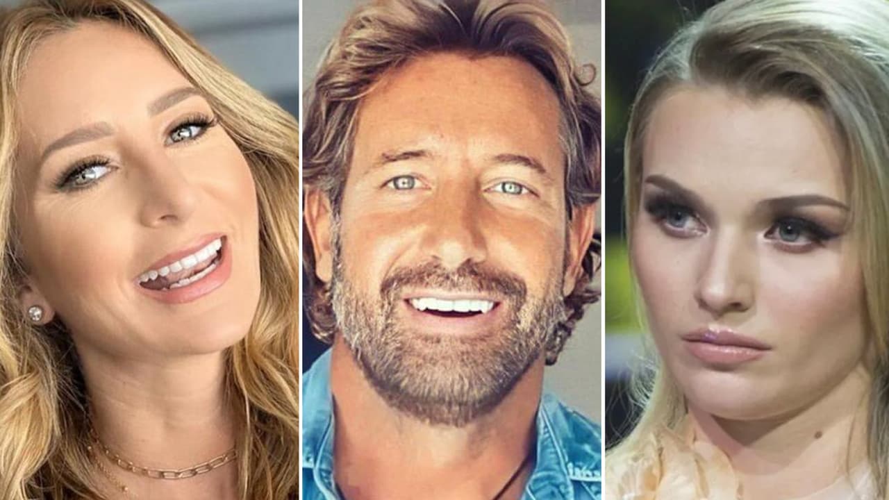 ¡Como en los viejos tiempos! Gabriel y Geraldine posan juntos y sonrientes: también estaba Irina