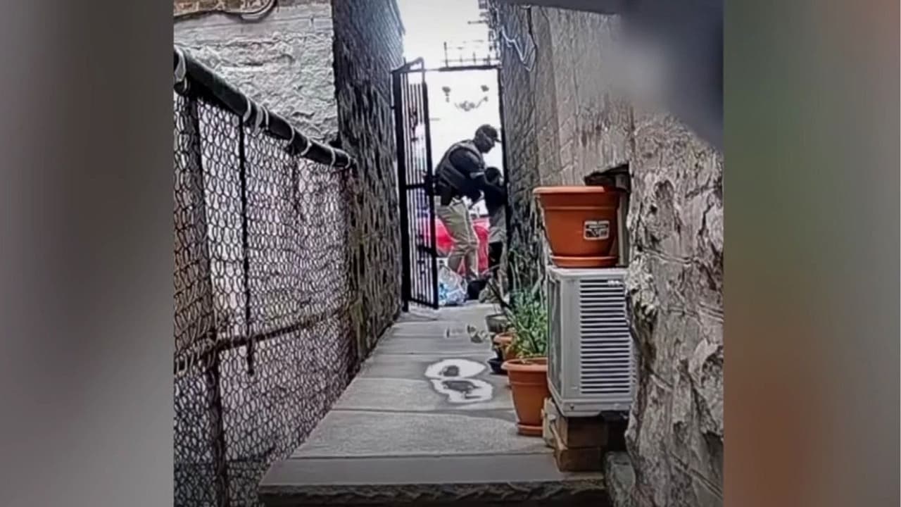 Video muestra a un agente de ICE presuntamente agrediendo a un hombre en Nueva Jersey