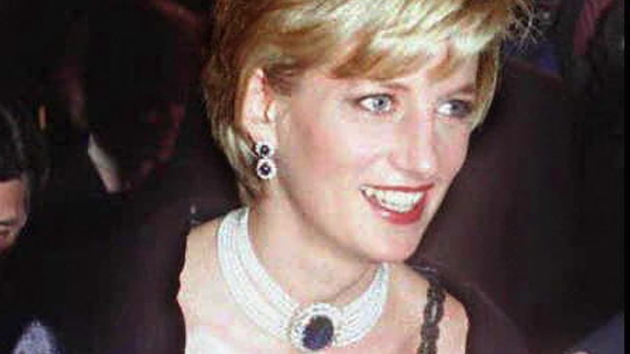 Diana Spencer no Met Gala de 1996.