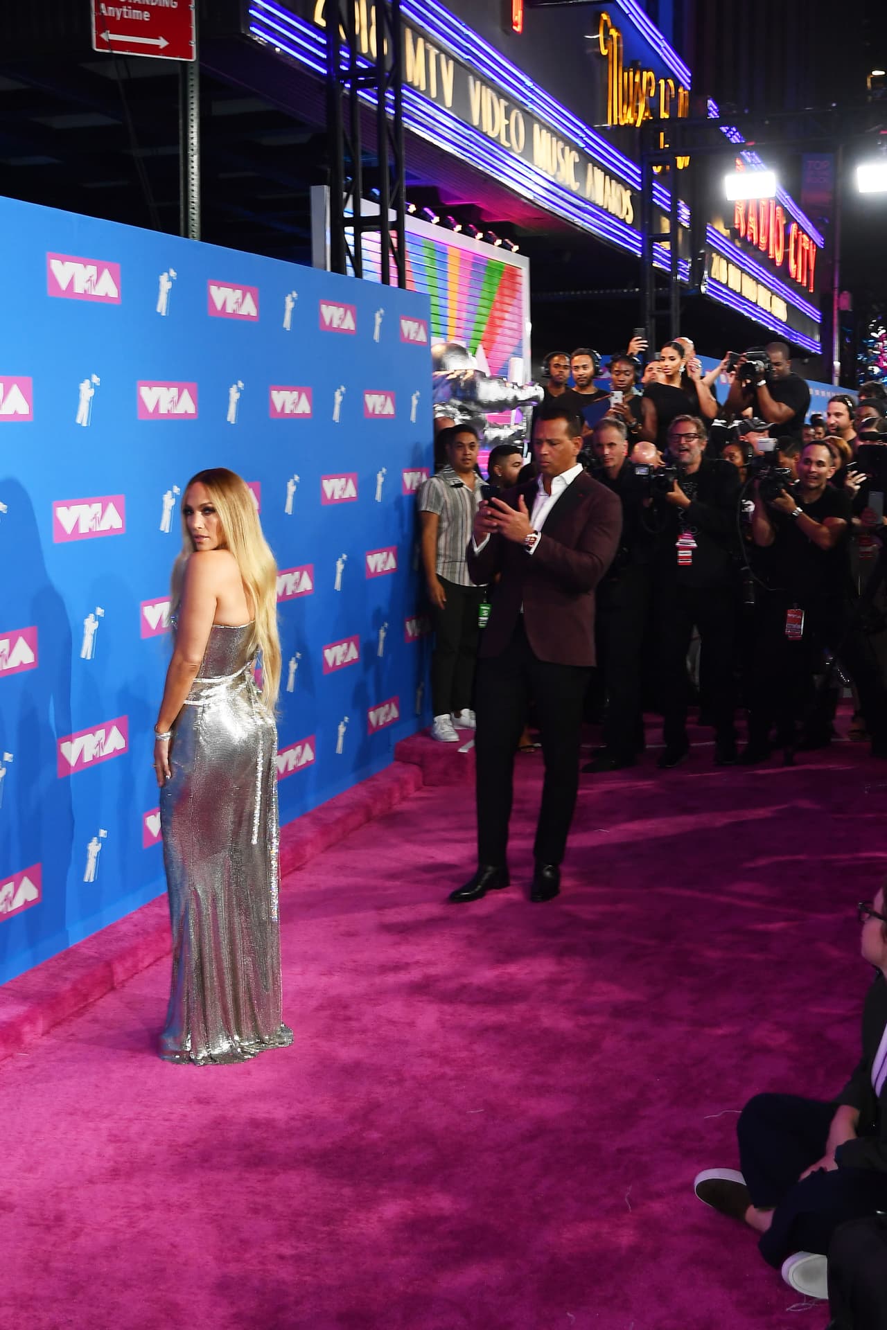 JLo con A.Rod en 2018.