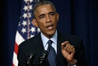 Obama habló al final de una reunión con altos funcionarios de la Casa Blanca.