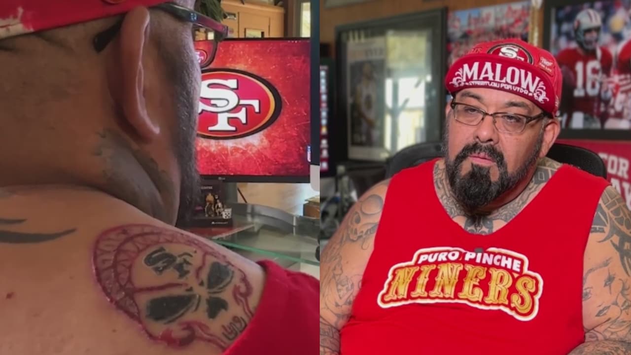 Lleva a los 49ers en la piel: se tatúa al equipo que llega al Super Bowl 2024