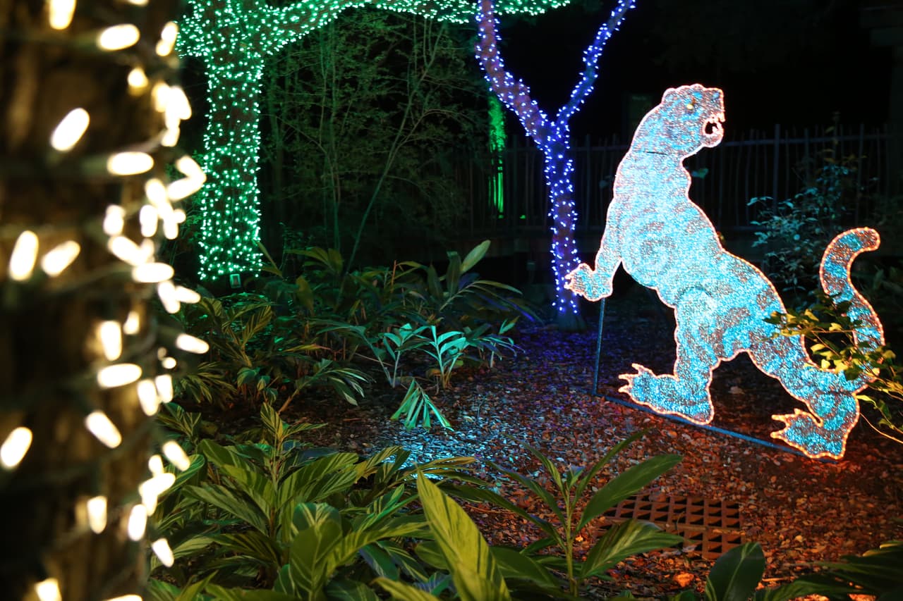Las creativas representaciones de animales se pueden observar a lo largo de todo el recorrido.