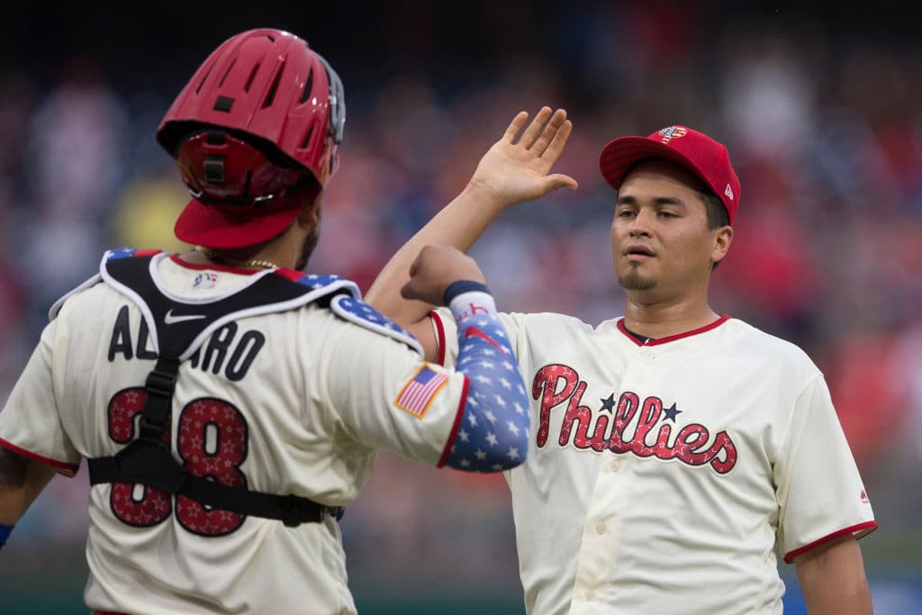 <b>Víctor Arano, Philadelphia Phillies</b>. El relevista mexicano apenas tuvo 10 apariciones en 2017. En 2018, de tiempo completo, suma 49 apariciones con efectividad de 2.66, 50.2 innings y 47 holds.