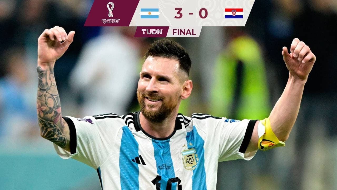 Con juegazo de Messi, Argentina está en la Final del Mundial