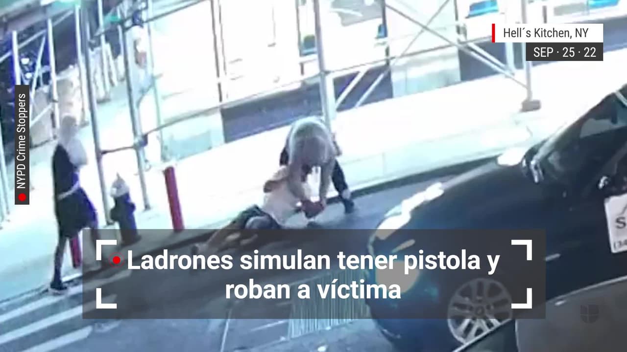 Ladrones simulan tener pistola y roban a víctima en Hell´s Kitchen 