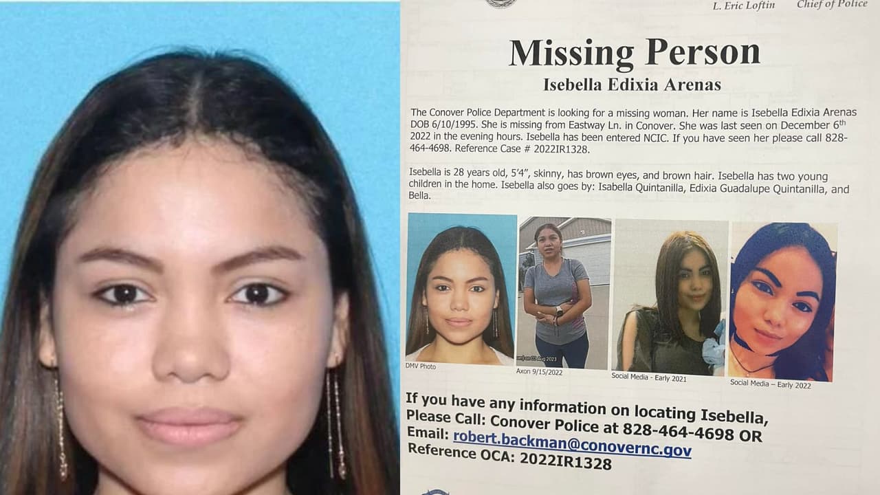 Caso Isebella Arenas: Policía de Conover catea casa de su exesposo a más de un año de su desaparición  