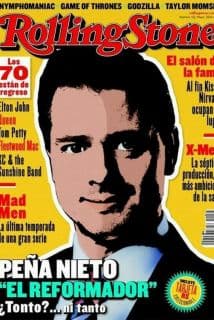 La portada de la revista Rolling Stone del mes de mayo. (Imagen tomada de Twitter).
