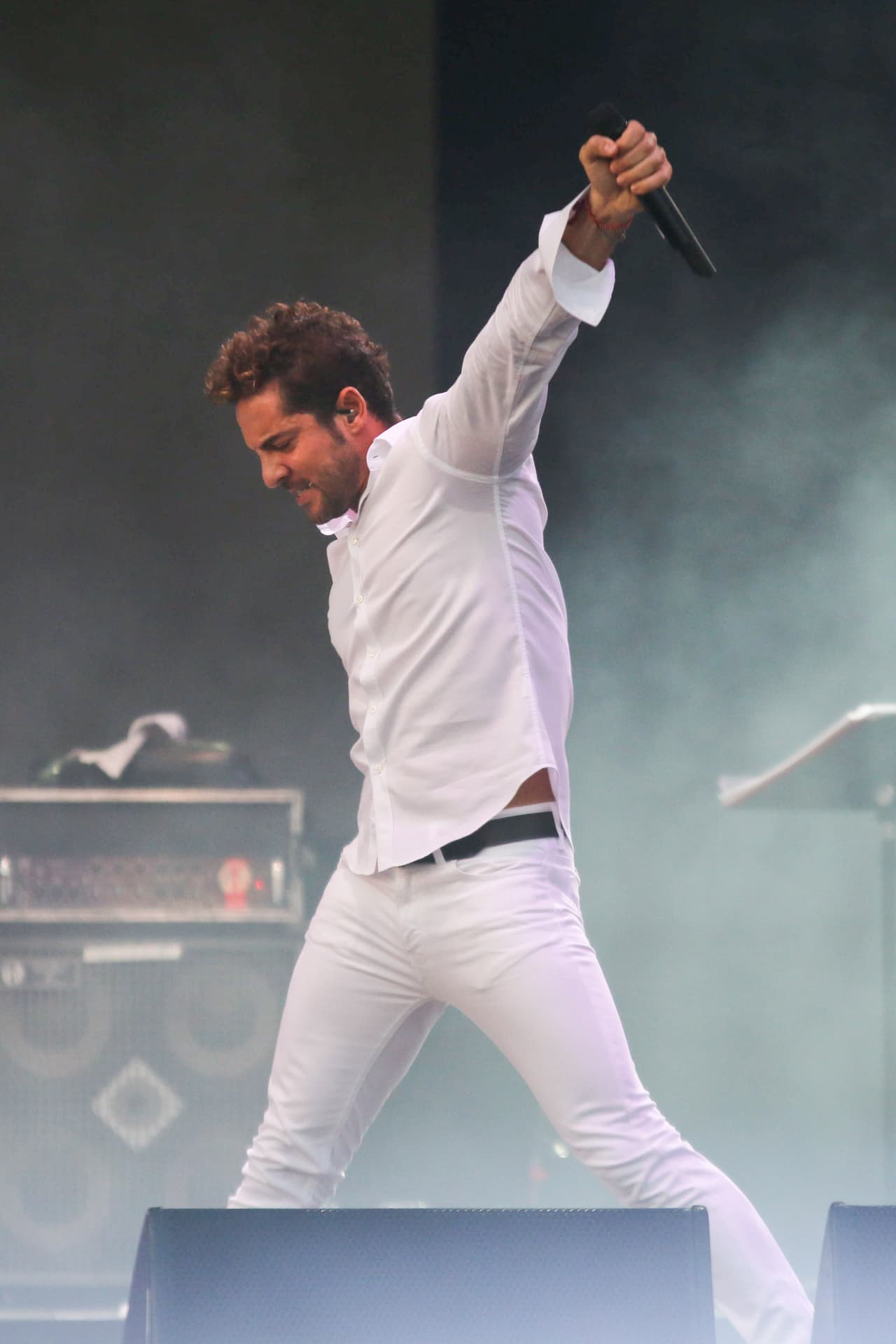 Bisbal demostró que tiene toda la energía para prender a sus seguidores.