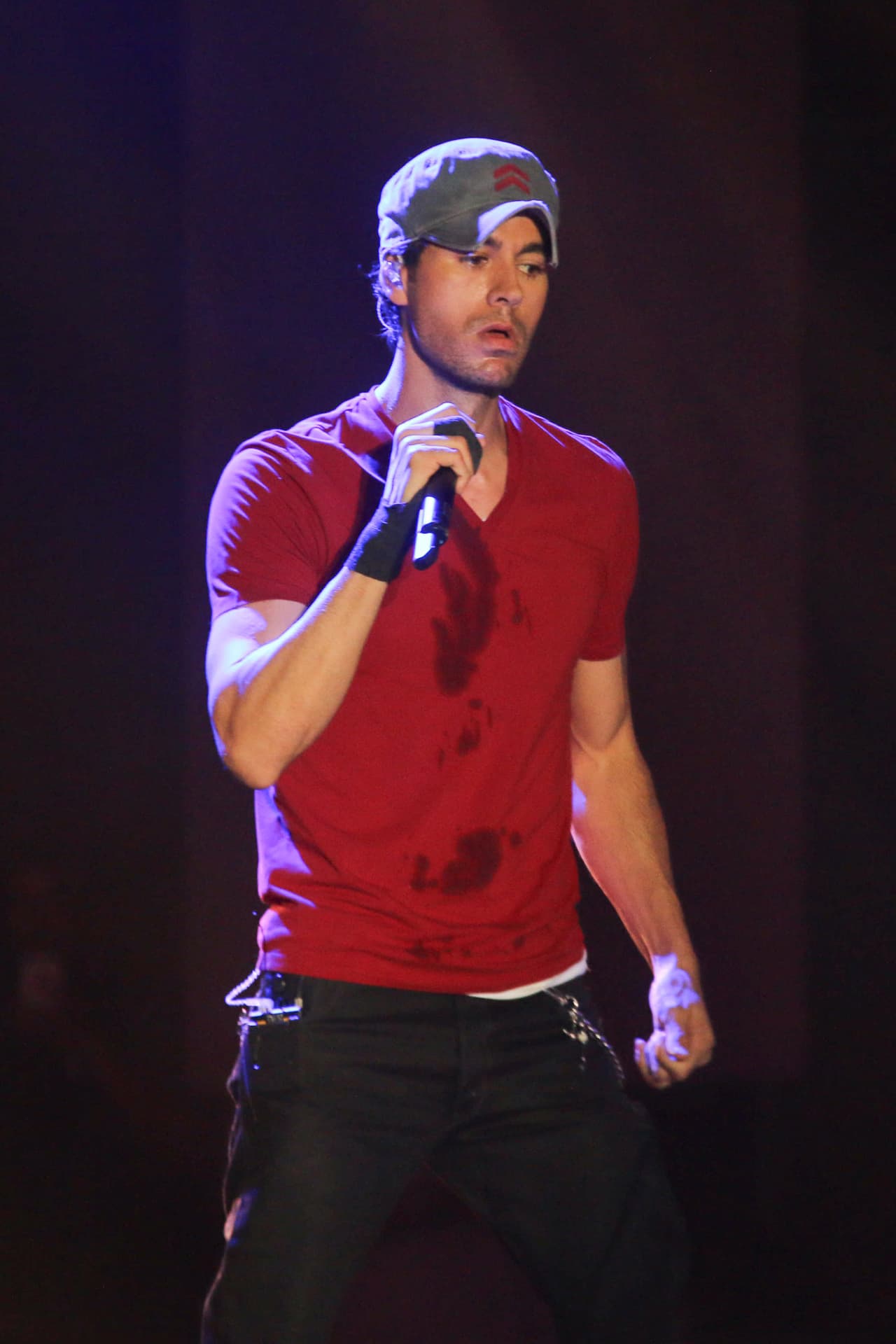 Y no paró de agradecer por los aplausos recibidos.