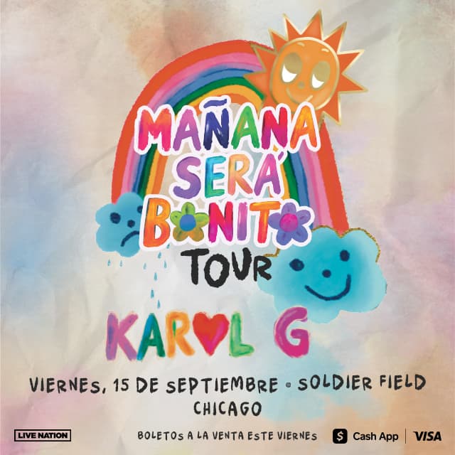 Amor te lleva al concierto de Karol G. en Chicago
