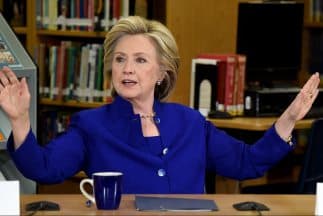 La ex secretaria de Estado Hillary Clinton.