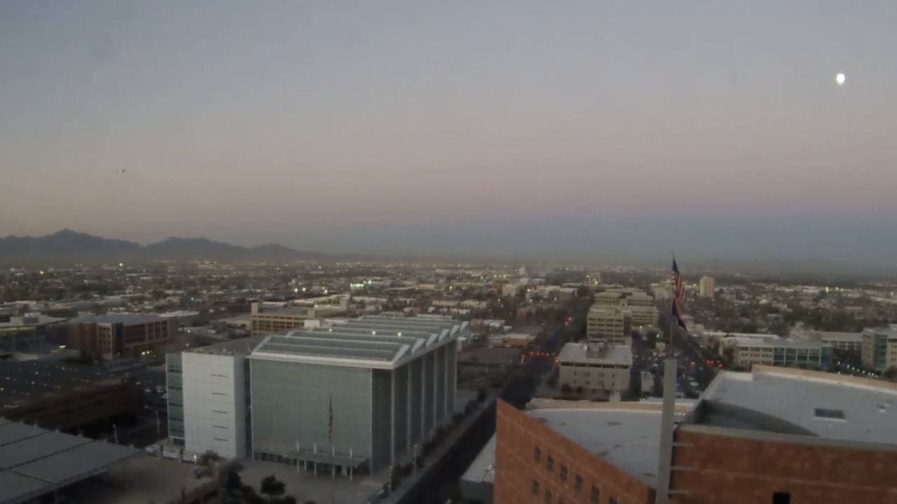 Inicia el mes de diciembre en Arizona con cielos mayormente despejados y condiciones secas