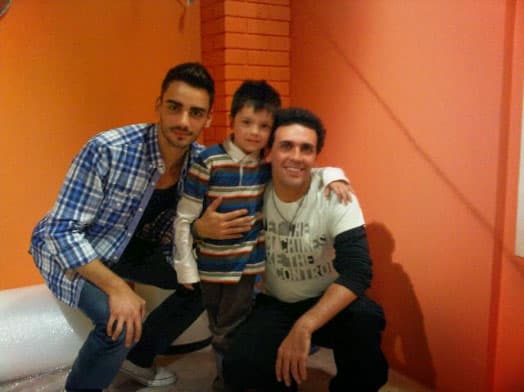 Con sólo 6 añitos Omar debutó en "Amorcito corazón" en el año 2011, dio vida al hijo del personaje de Ricardo Margaleff.