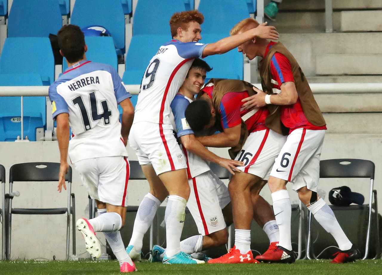 Estados Unidos logró rescatar el empate ante Ecuador en el Mundial Sub 20
