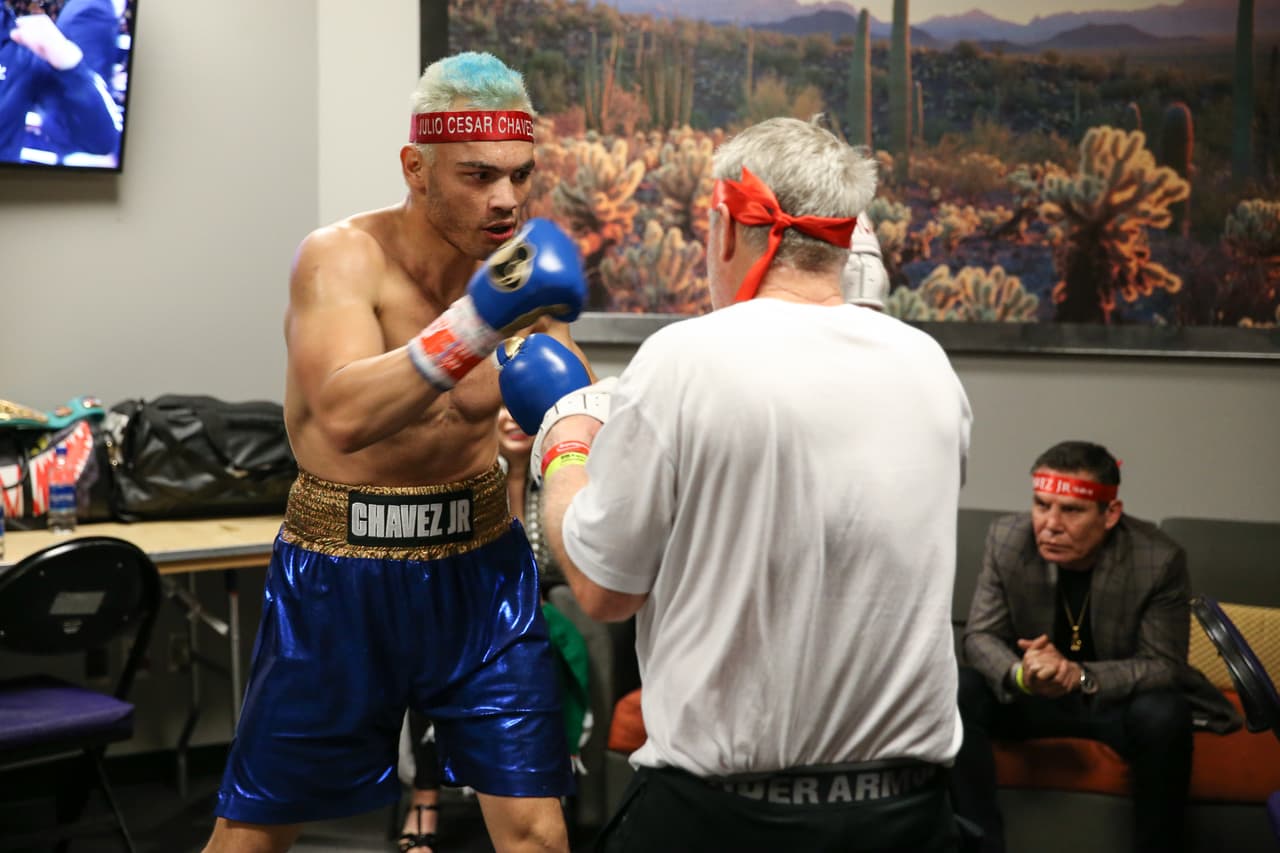 Chávez Jr y Daniel Jacobs listos para el combate.