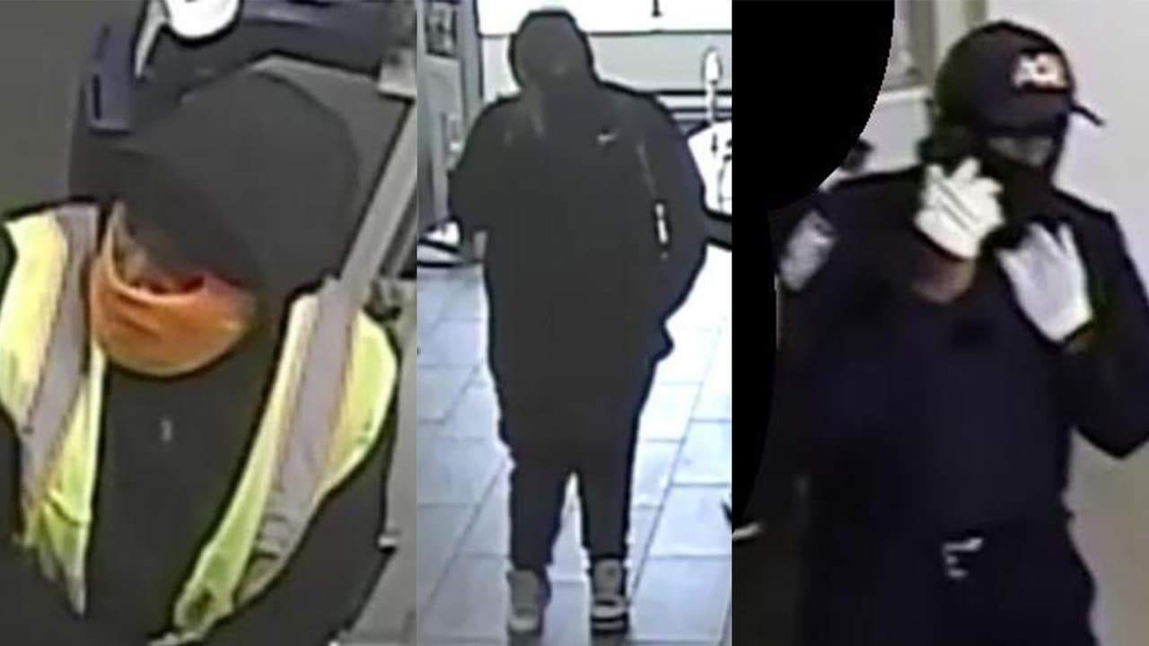 El FBI busca a tres sujetos que robaron la sucursal de un banco en Ashland Ave.