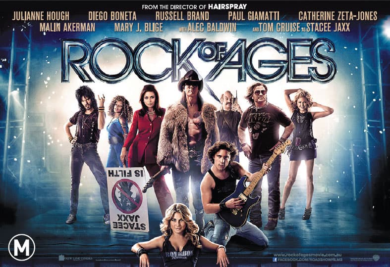 En cine también ha demostrado su talento, en el 2012 fue uno de los actores estelares de 'Rock of ages', donde compartió créditos con personalidades como Catherine Zeta-Jones, Alec Baldwin y Tom Cruise, entre otros.