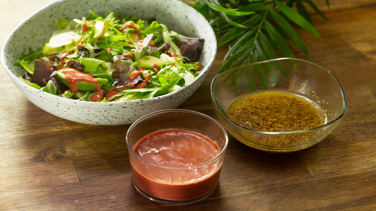 Aderezos refrescantes para ensaladas