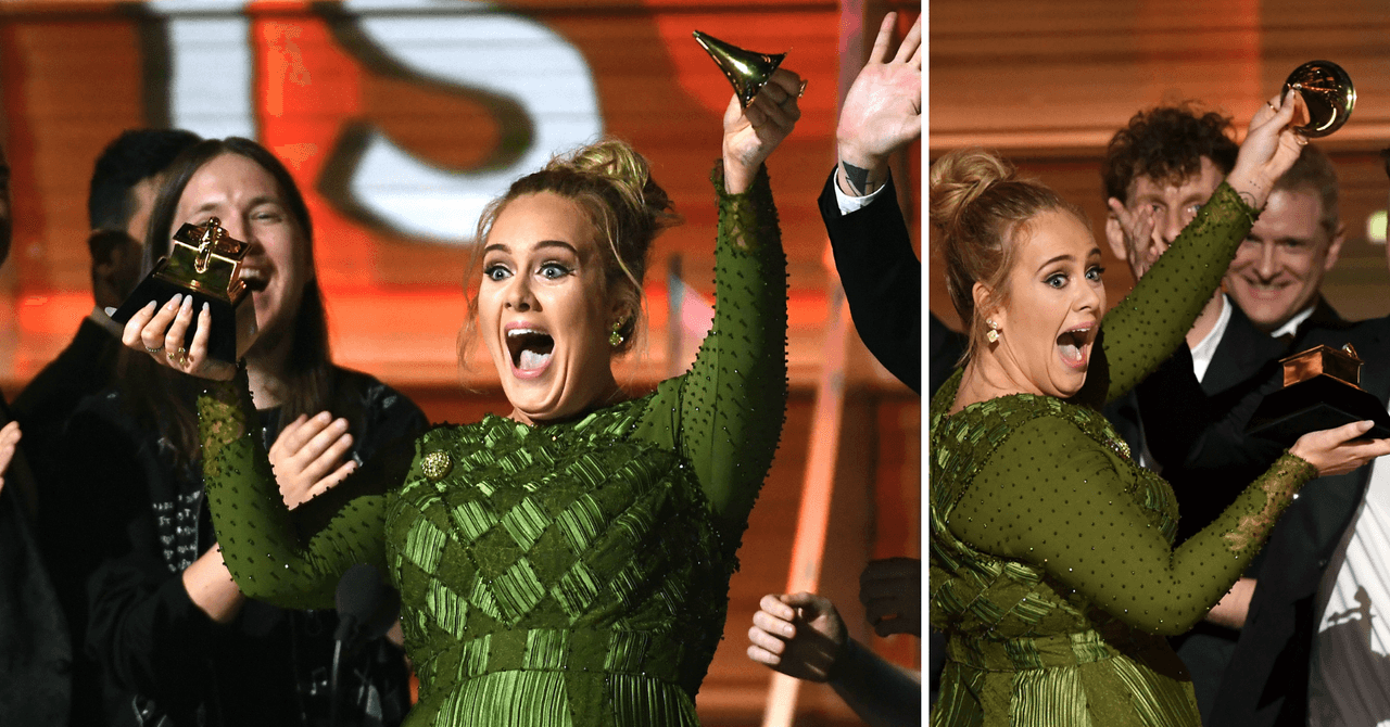 Adele rompió su premio Grammy
