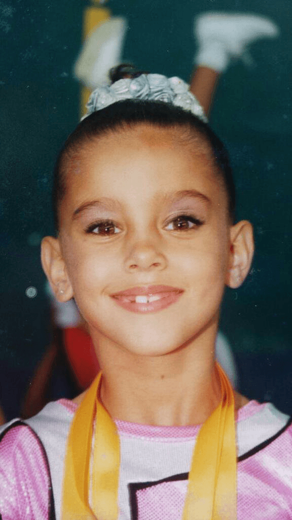 Paulina Goto dedicó sus primeros años a la gimnasia rítmica.