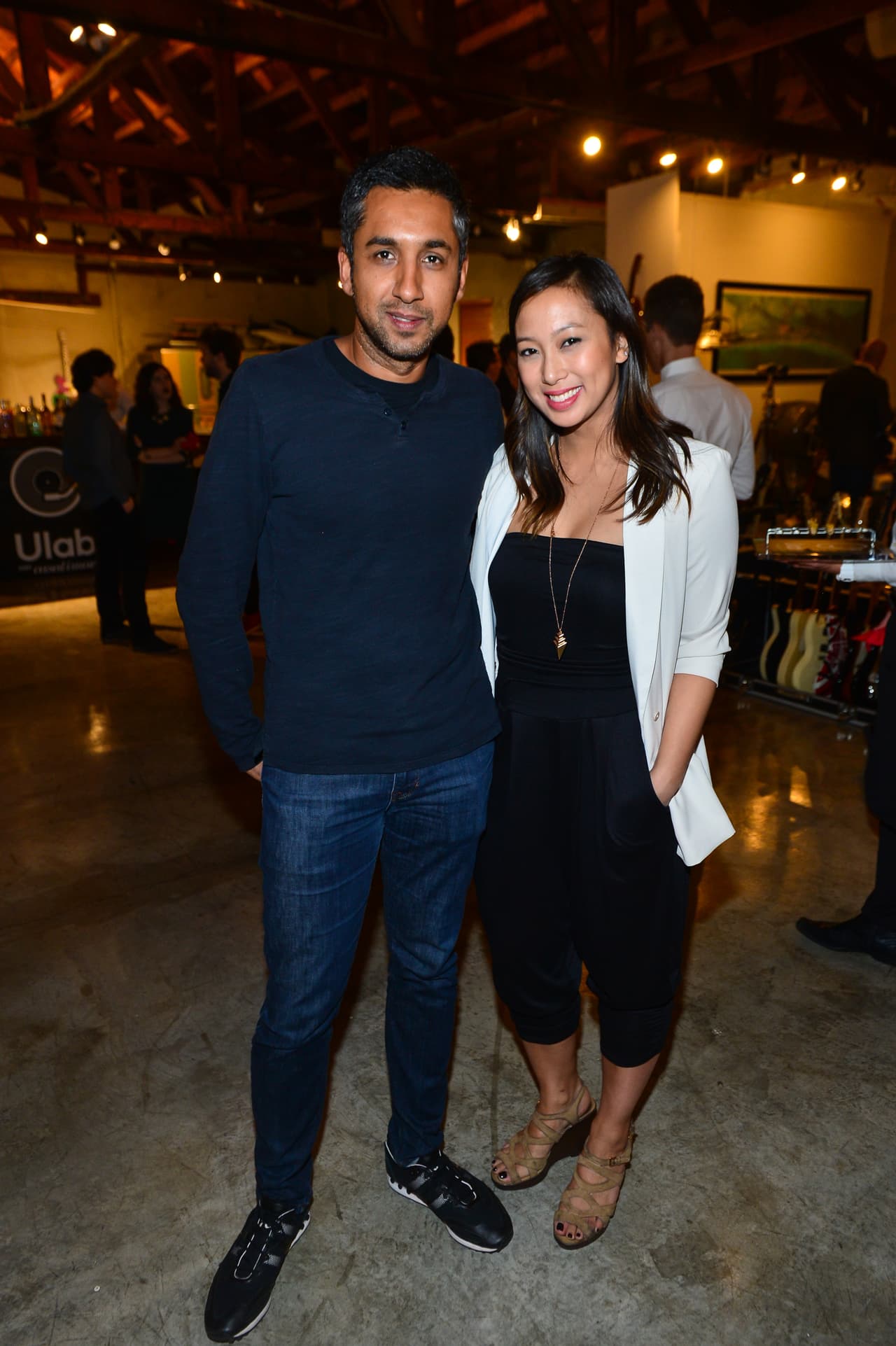 Univision's Sameer Deen and Jitter García.