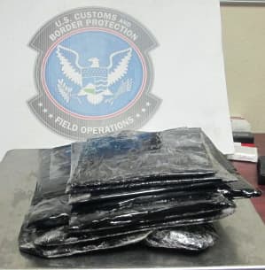 El sospechoso fue identificado como Iván Guillermo Medrano y la droga estaba distribuida en seis paquetes valorados en 105 mil dólares.