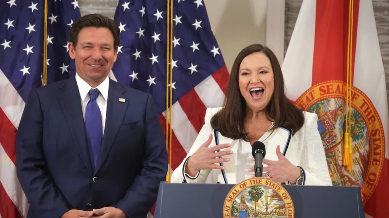 DeSantis designa a Ashley Moody como senadora ante posible salida de Marco Rubio al Departamento de Estado