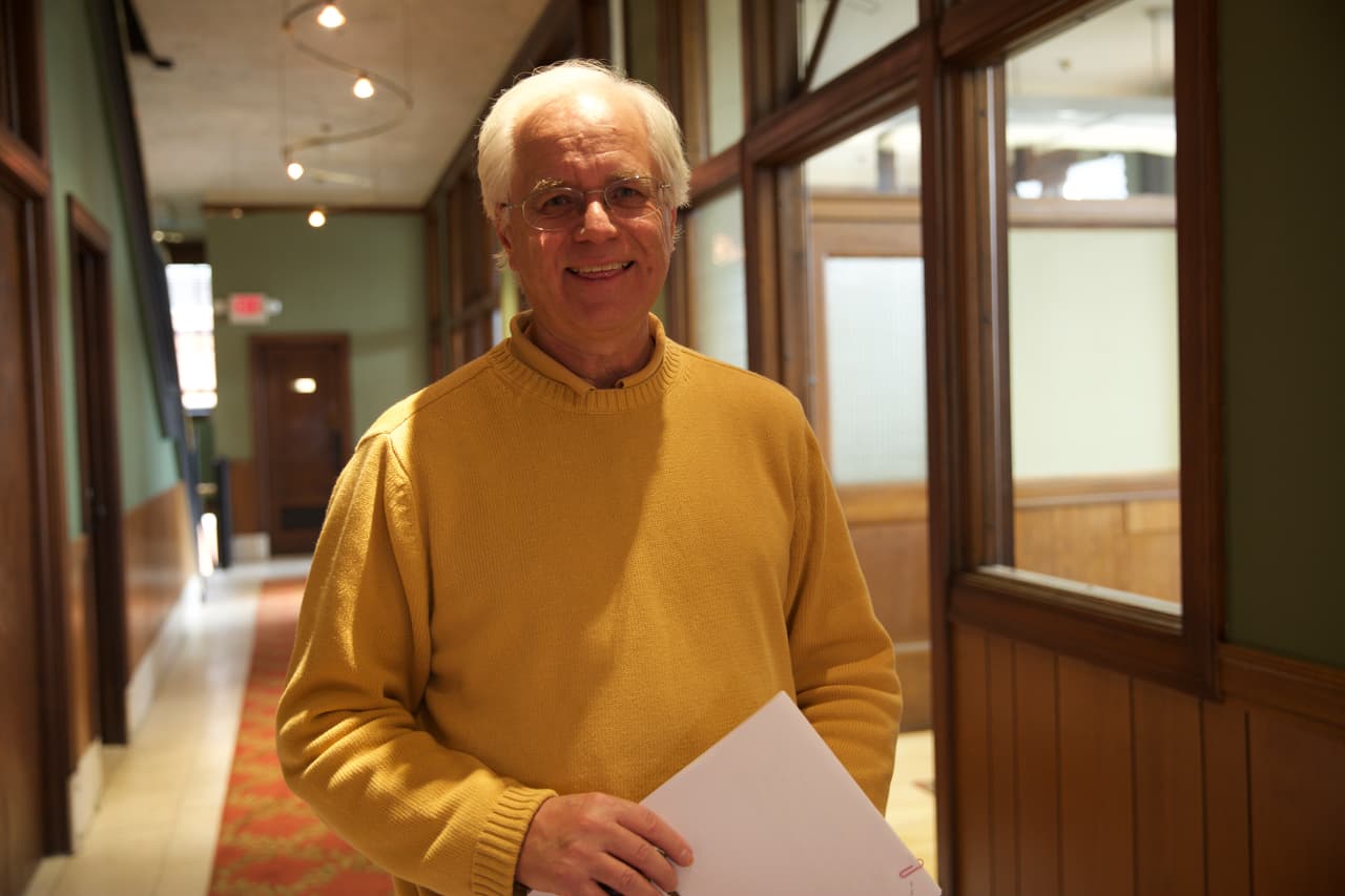 Frank Carmichael se declara como "votante reacio de Trump". Decidió su voto cuando tuvo la papeleta en sus manos.