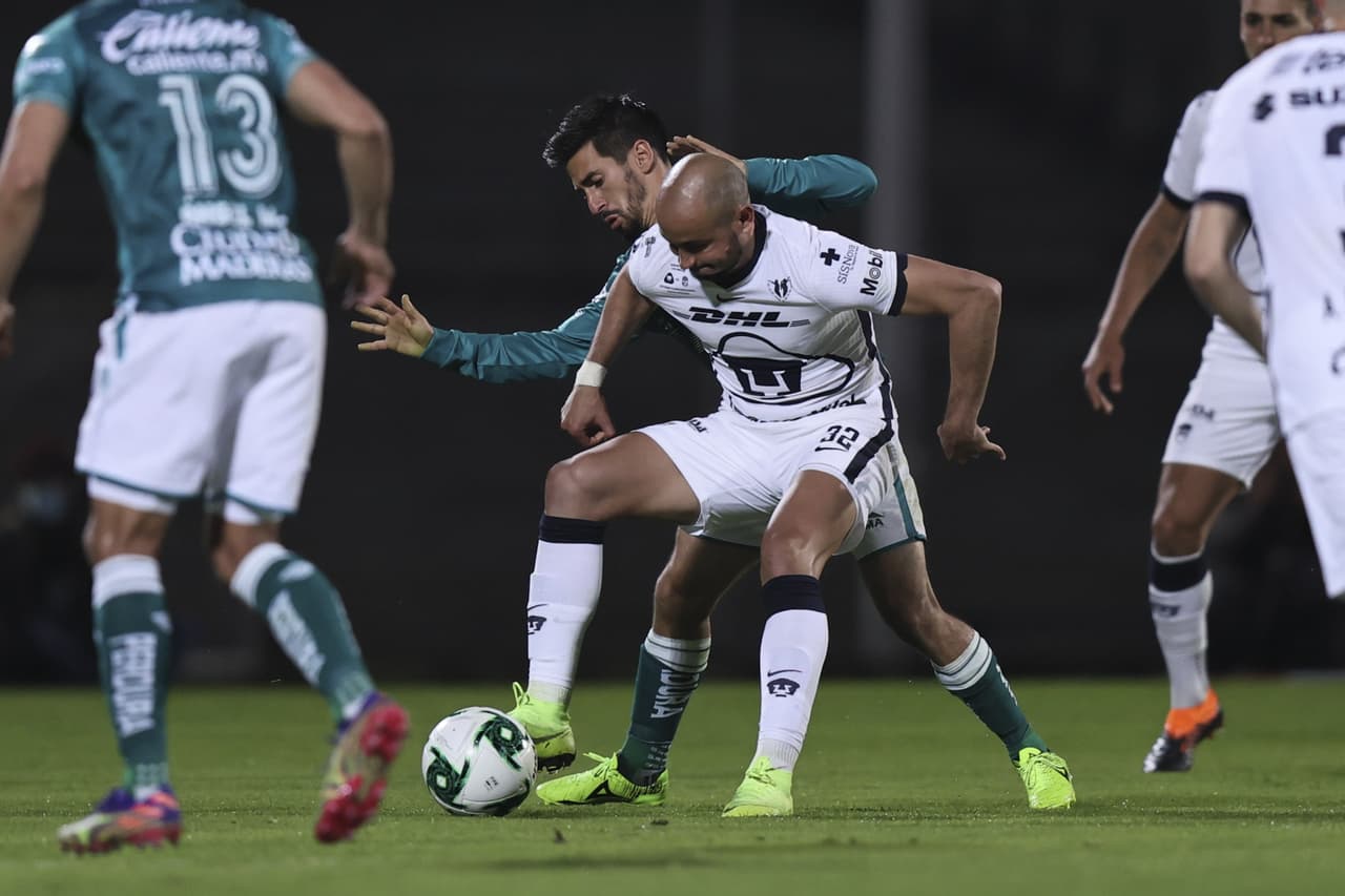 Con anotaciones de Carlos González y Emanuel Gigliotti, Pumas y León arrancan la final del Guard1anes 2020 con empate en Ciudad Univeristaria.