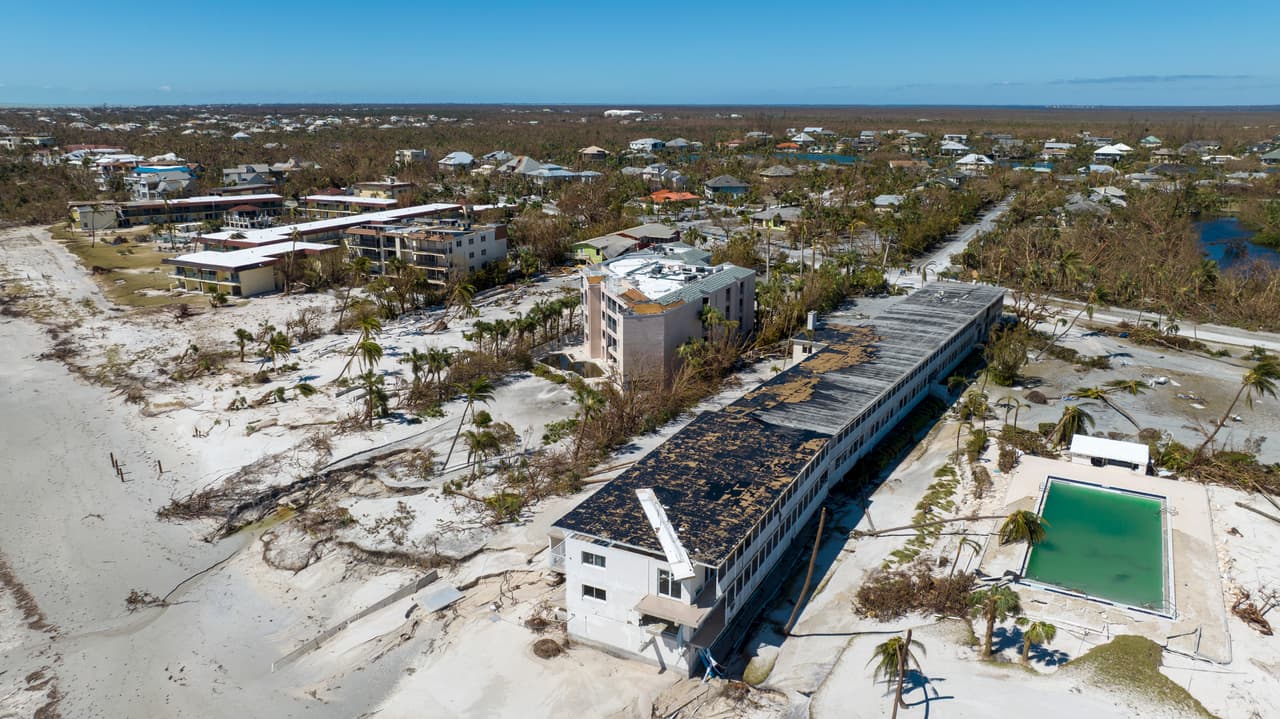 Sanibel fue duramente golpeada por Ian.