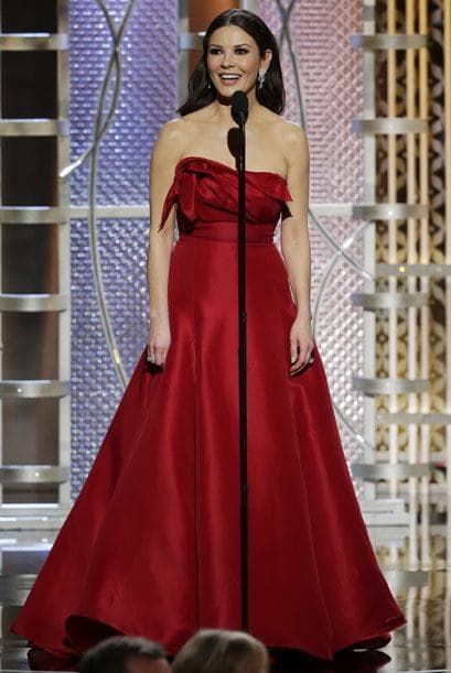 Catherine Zeta-Jones en el escenario.