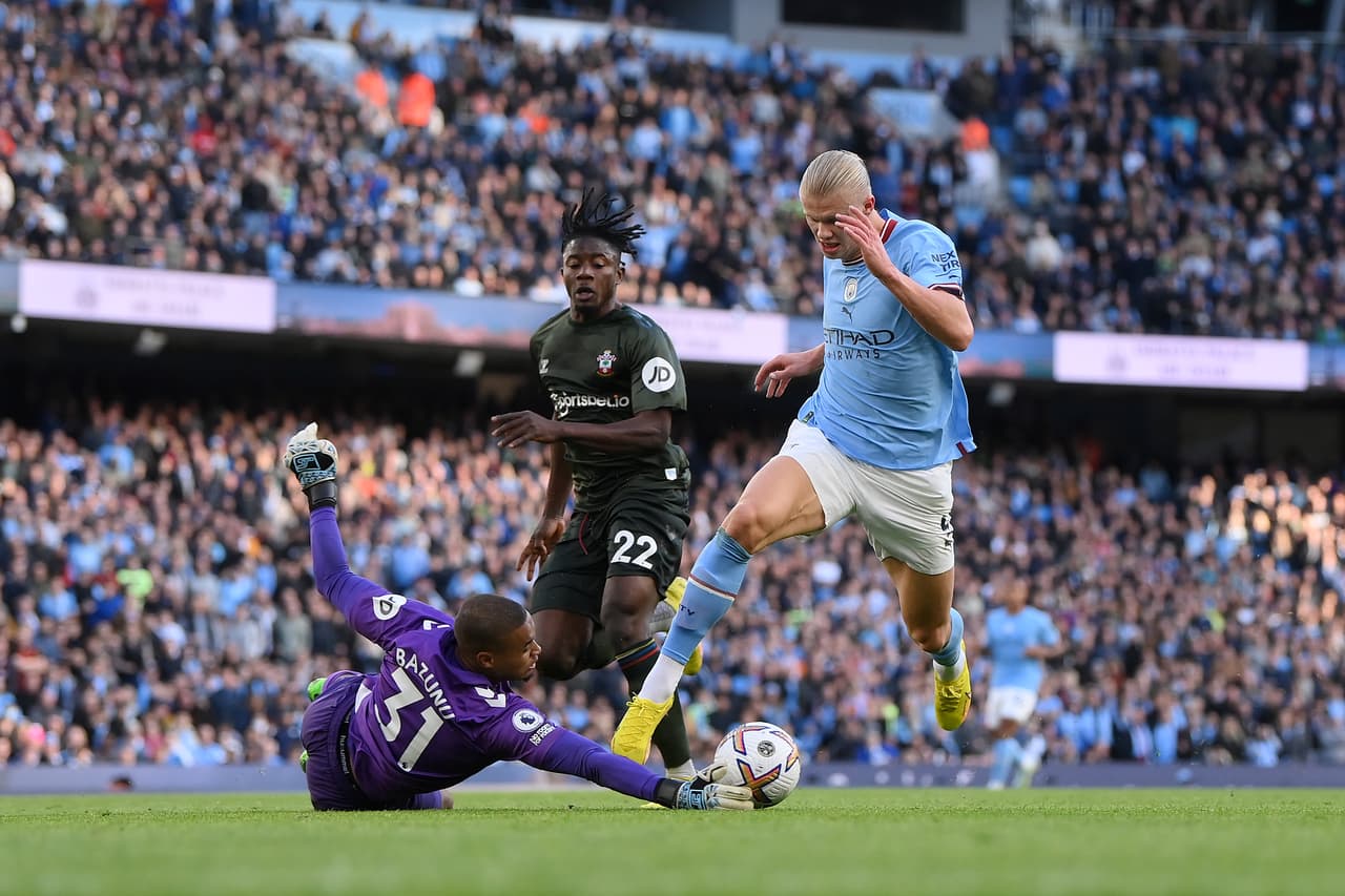 Manchester City aplastó 4-0 al Southampton con goles de Joao Cancelo, Phil Foden, Riyad Mahrez y Erling Haaland en la Jornada 10 de la Premier League.
