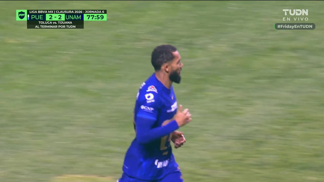 ¡Cómo vas a fallar esa! Juninho tuvo la remontada de Pumas vs Puebla y esto pasa