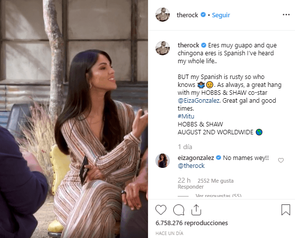 'The Rock' compartió en Instagram el video con el desarrollo de la dinámica y se aprecia que pasó por algunas dificultades al momento de catalogar los enunciados en español.