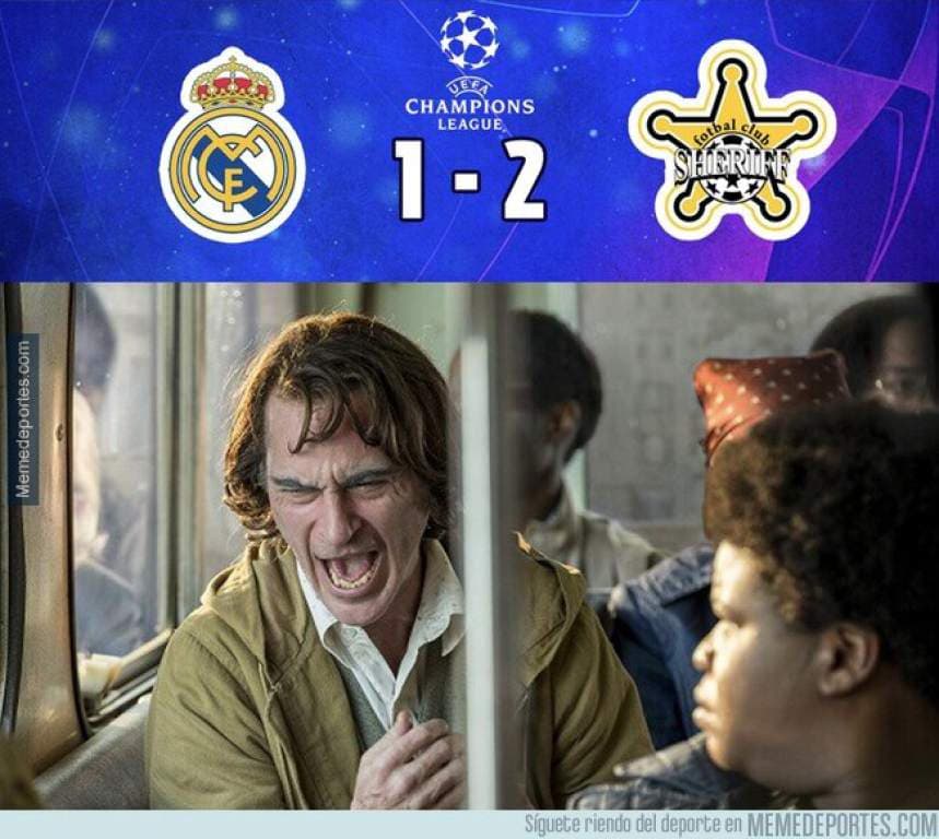 Los memes salen de su cueva luego de que el Real Madrid perdiera 1-2 en casa frente a un humilde Sheriff Tiraspol.