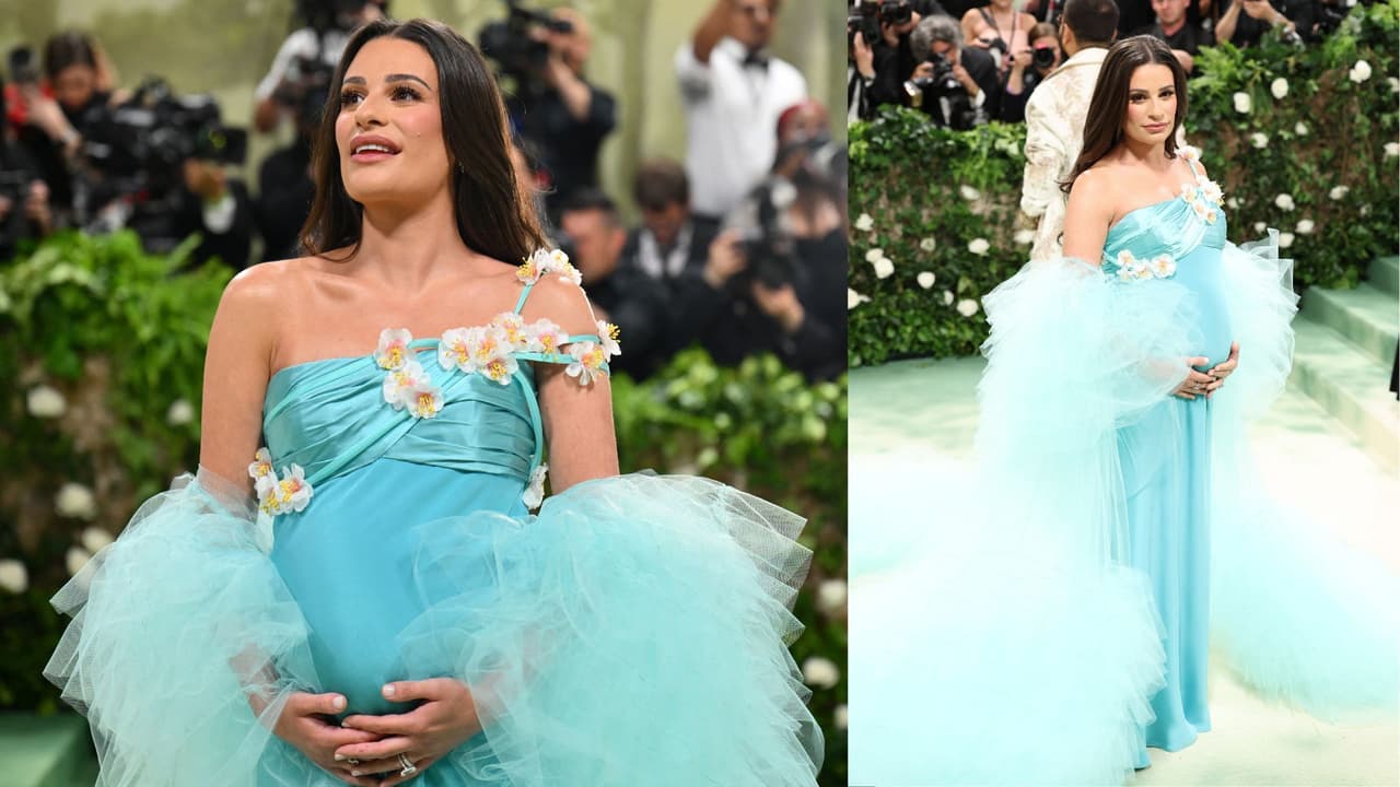 Lea Michele en la Met Gala 2024.