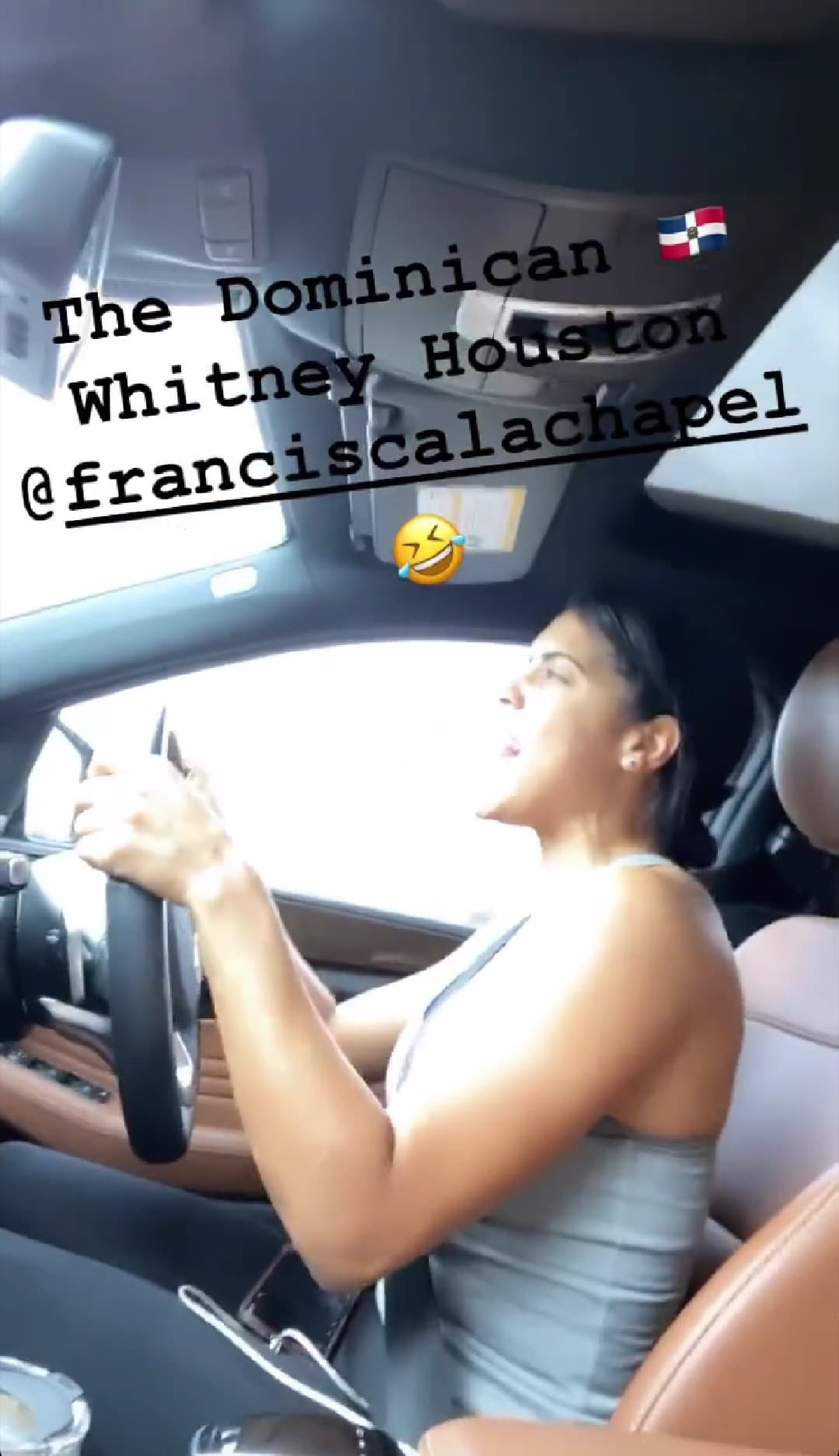 Francisca estaba tan feliz de disfrtutar el fin de semana con su amado que también lo compartió en sus plataformas digitales.