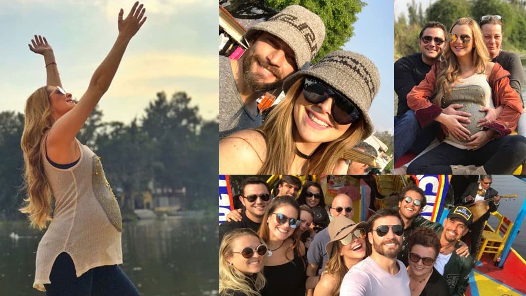 Marjorie de Sousa y Julián Gil se pusieron románticos en Xochimilco