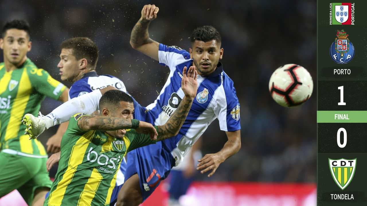 Porto recupera liderato tras vencer al Tondela con Herrera y Corona en la cancha