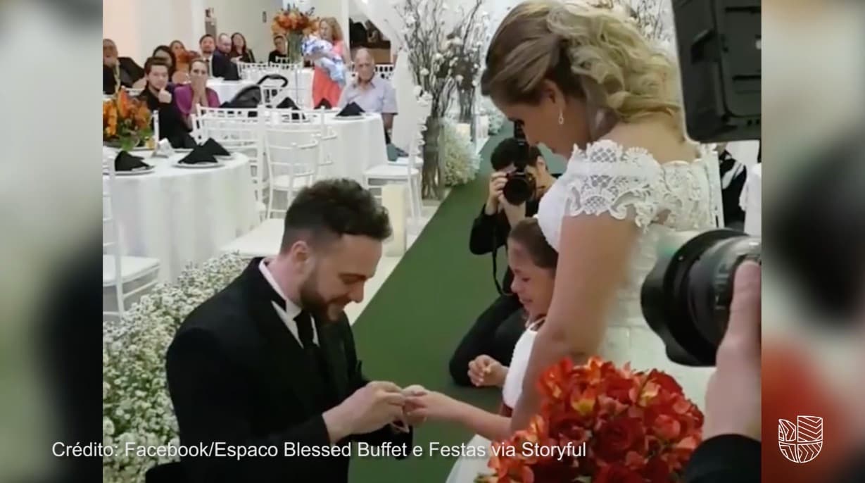 "¿Quieres ser mi hija para siempre?" Un recién casado hace una conmovedora propuesta a la hija de su mujer