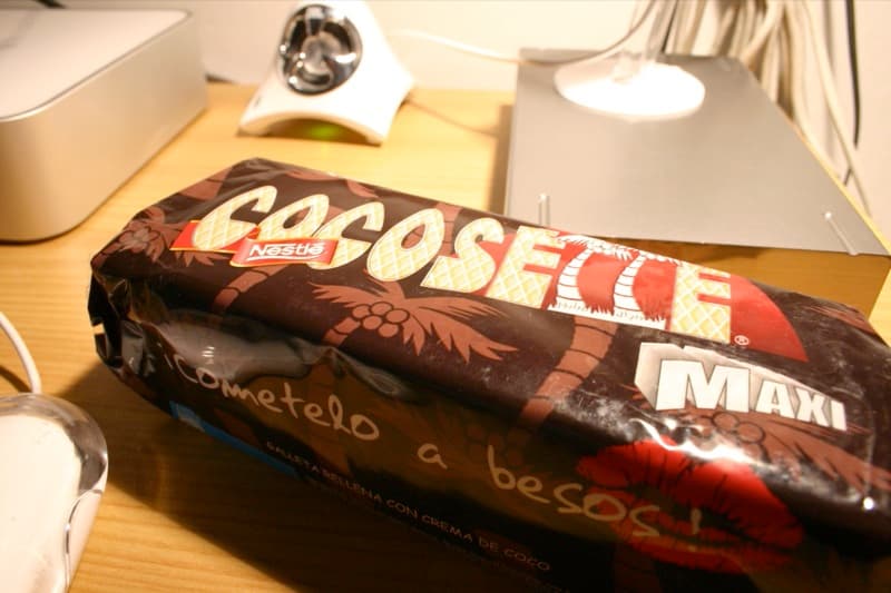 <b>Cocosette:</b>
<br>Esta galleta, venezolana, tiene impreso el sabor tropical. Su característica más famosa es el relleno de crema de coco.